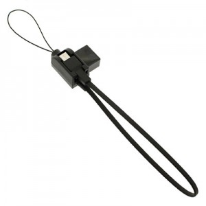 Deff Micro USB Data Transmission/Charging USB Strap Cable for Smartphone (Black)