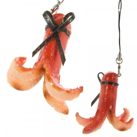 Gantungan HP Replika Makanan Jepang - Sosis bentuk Gurita