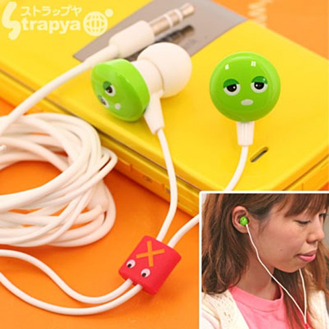 Gachapin x Mukku Stereo Earphones (Gachapin)