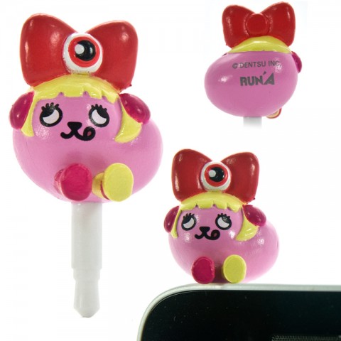 Mameshiba x Kyary Pamyu Pamyu Kyappy Mascot Earphone Jack Accessory (Red)