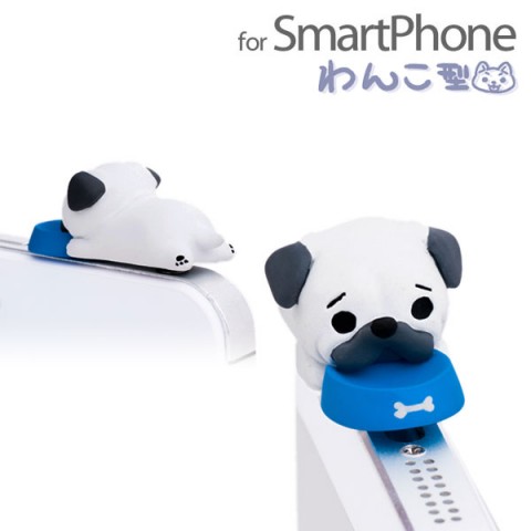 Niconico Nekomura Puppy Plug Earphone Jack Accessory (Pug)
