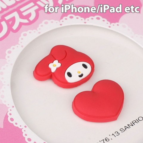 iDress Sanrio Characters Home Button Stickers (My Melody/ Red)