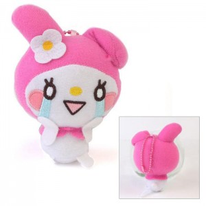 Sanrio Characters Yurukawa Plush Doll Ball Chain - My Melody Tears [Boneka]