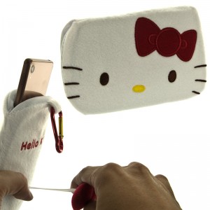 Sanrio Hello Kitty Pop-Up Style Smartphone Pouch - Red [Sarung HP]