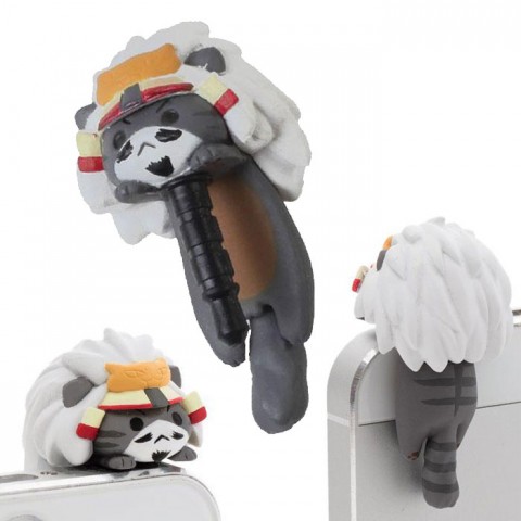 Niconico Nekomura Cat Earphone Jack Plug Accessory Samurai Edition (Takeda Shingen)