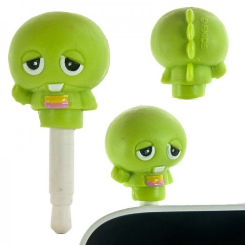 [SET] Gachapin Home Button Sticker and Earphone Jack Accessory