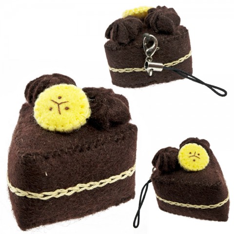 Gantungan HP bentuk Dessert - Kue Pisang Coklat