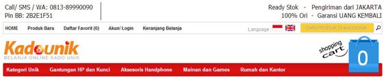 KadoUnik sekarang lebih Mobile Friendly