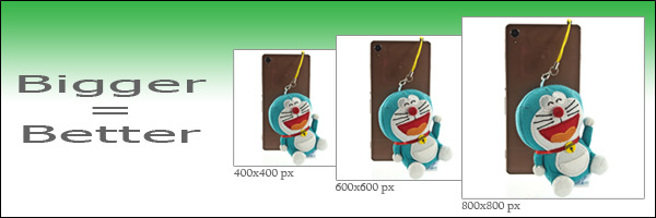 Foto Produk Semakin Besar Ukurannya