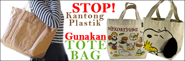 Tas Tote Sebagai Pengganti Kantong Plastik