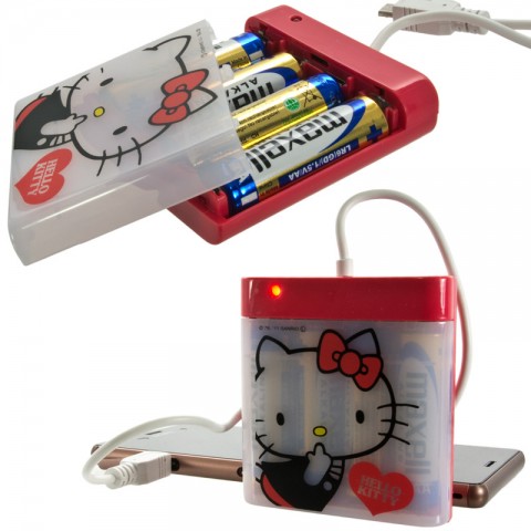 Sanrio Hello Kitty microUSB Battery Charger (White)