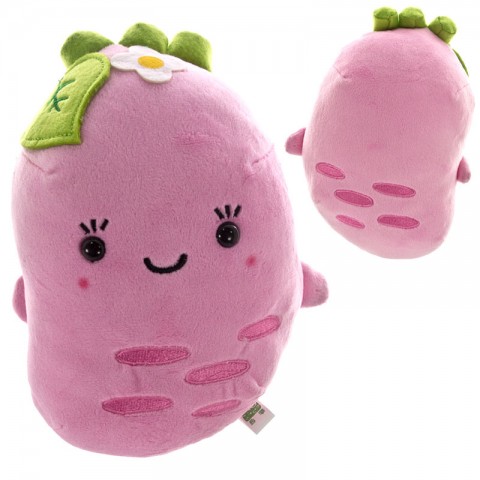Kawaii Wasabi-chan Plush Doll as Cushion - Pink [Boneka]