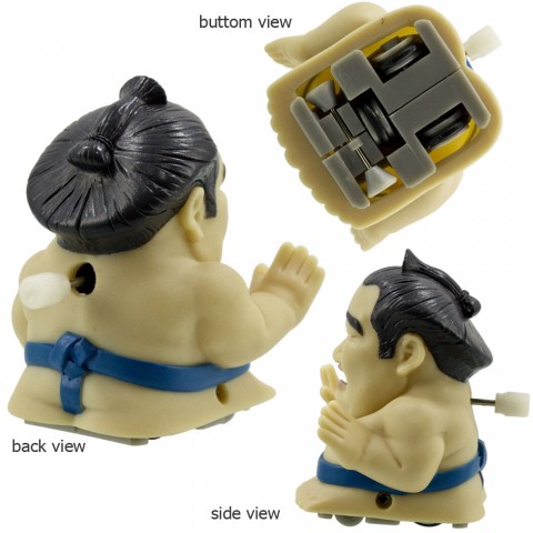 Sumo Wrestler Wind-Up Toy - Takamisakari [Mainan]