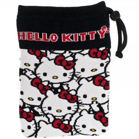 Sanrio Characters Multi-Utility Smartphone Pouch - L Size Hello Kitty Multiple [Tas Serut]