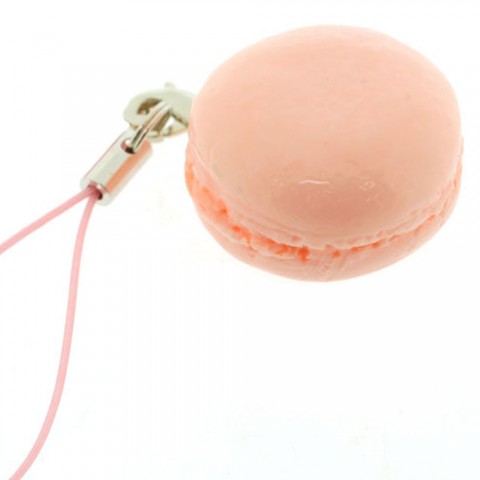 Gantungan HP Replika Makanan - Strawberry Macaroon