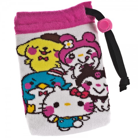 Kantong rajutan multi fungsi Sanrio Yurukawa - Karakter Sanrio [Sarung HP]