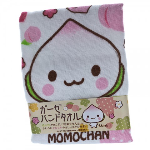 Japanese Kawaii Character Gauze Hand Towel - Momo Chan [Handuk]