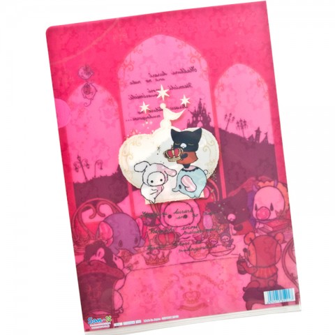 San-X Sentimental Circus A4 Size Clear Folder - Secret Key and Play King Friends [stationery]