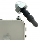 Plug Apli Earphone Jack Accessory (Cap/Silver)