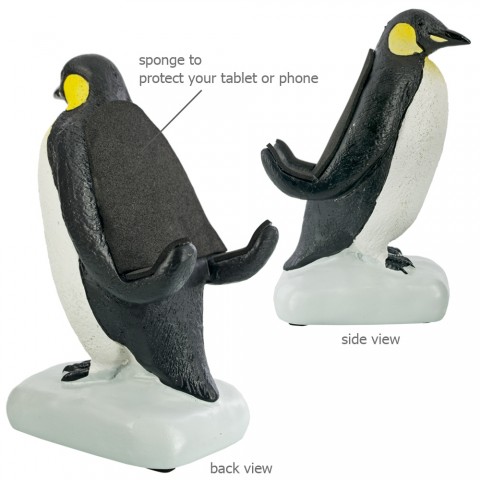 Dudukan HP Motif. Various Figures - Pinguin