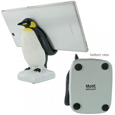 Dudukan HP Motif. Various Figures - Pinguin