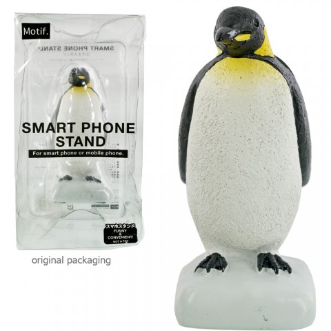 Dudukan HP Motif. Various Figures - Pinguin