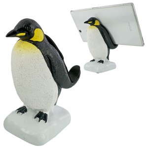 Dudukan HP Motif. Various Figures - Pinguin