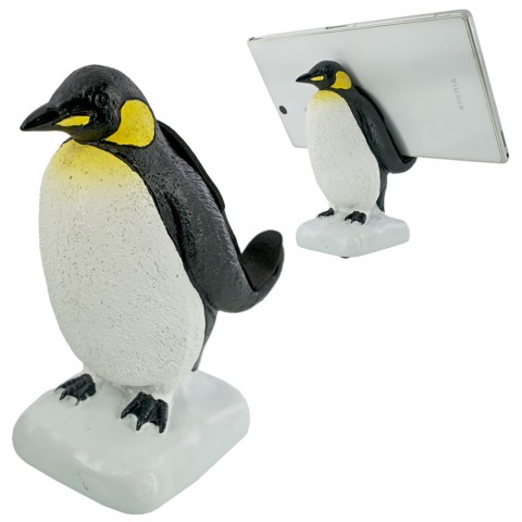 Dudukan HP Motif. Various Figures - Pinguin