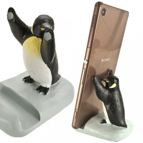 Dudukan HP Motif. Various Figures - Pinguin 2