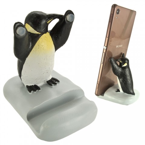 Dudukan HP Motif. Various Figures - Pinguin 2