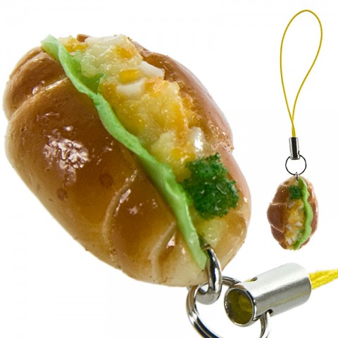 Gantungan HP Replika Makanan Jepang - Telur Sandwich