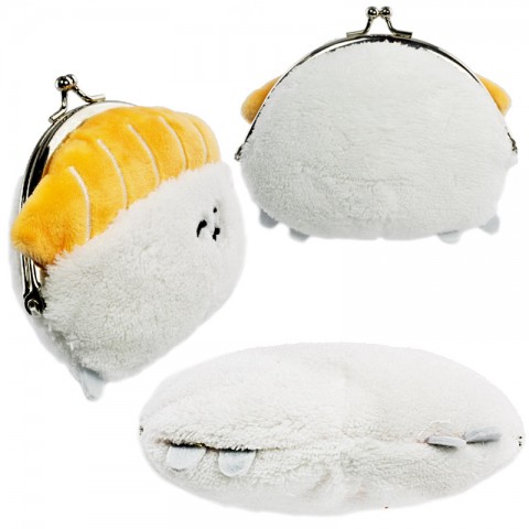 Dompet Koin Boneka Oshushidayo - Sushi Salmon