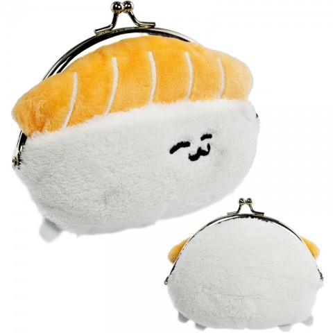 Dompet Koin Boneka Oshushidayo - Sushi Salmon