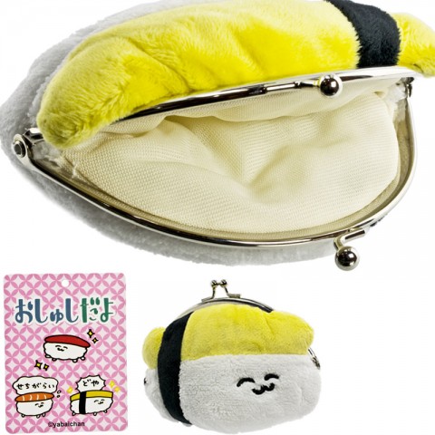 Dompet Koin Boneka Oshushidayo - Sushi Tamago