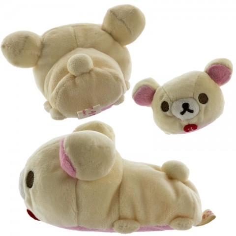 Boneka San-X Rilakkuma Mochi Pettan dengan Pembersih Layar - Korilakkuma