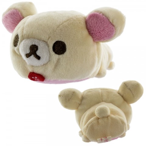 Boneka San-X Rilakkuma Mochi Pettan dengan Pembersih Layar - Korilakkuma