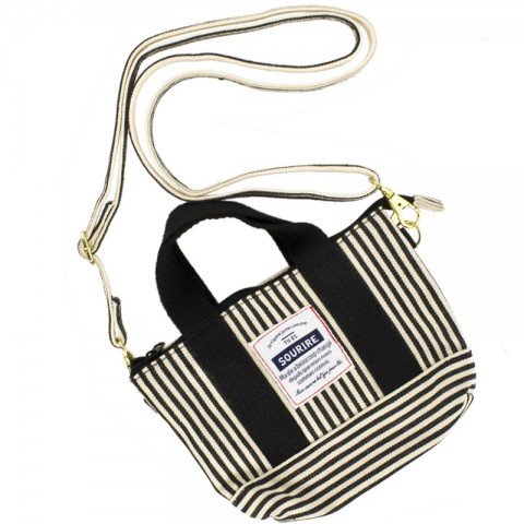 Tas HP Selempang &Smart Plus Mini Tote - Hickory Stripes