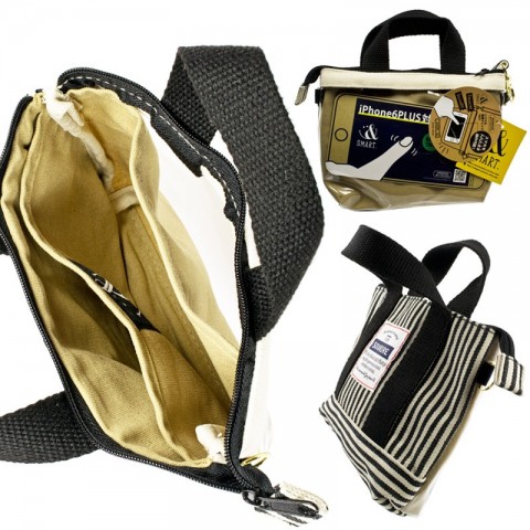 Tas HP Selempang &Smart Plus Mini Tote - Hickory Stripes