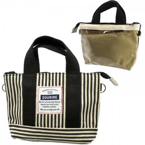 Tas HP Selempang &Smart Plus Mini Tote - Hickory Stripes