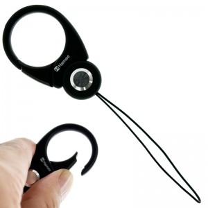 Hand Linker Putto Carabiner Ring Strap - Black
