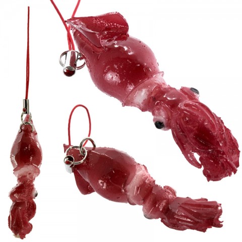 Gantungan HP Replika Makanan Jepang - Cumi-cumi