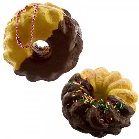 Gantungan Kunci Squishy Sammy The Patissier - Cruller Coklat