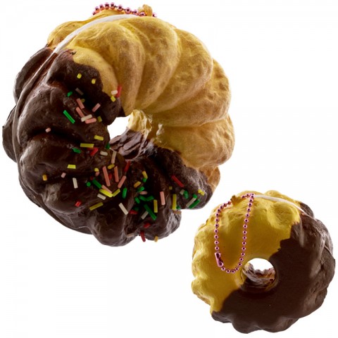 Gantungan Kunci Squishy Sammy The Patissier - Cruller Coklat