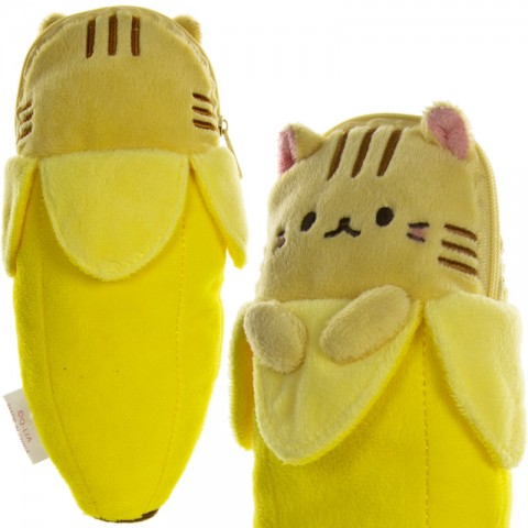 Tempat Pensil Bananya Tora - Kucing Coklat Tabby
