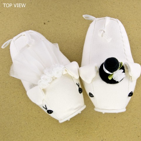 Sepasang Boneka Pengantin Babi Tonton - Small