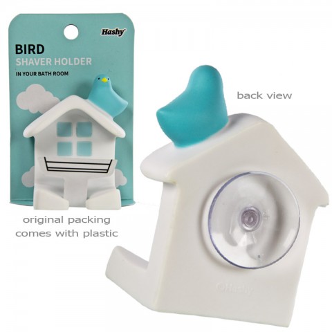 Tempat Pisau Cukur bentuk Rumah Burung - Biru