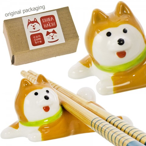 Dudukan Sumpit Decole Concombre - Anjing Shiba Inu