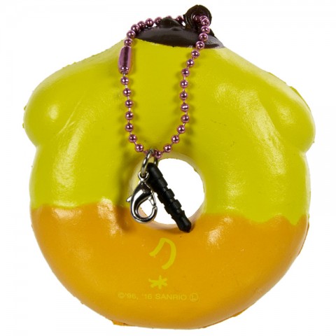 Gantungan Kunci Squishy Pompompurin Donut dengan Plugy - Cinnamon