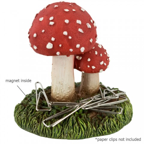 Tempat Paper Clip Magnet bentuk Jamur - Fly Agaric