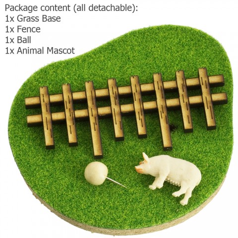 Shibaful Dudukan HP Multifungsi Binatang - Babi